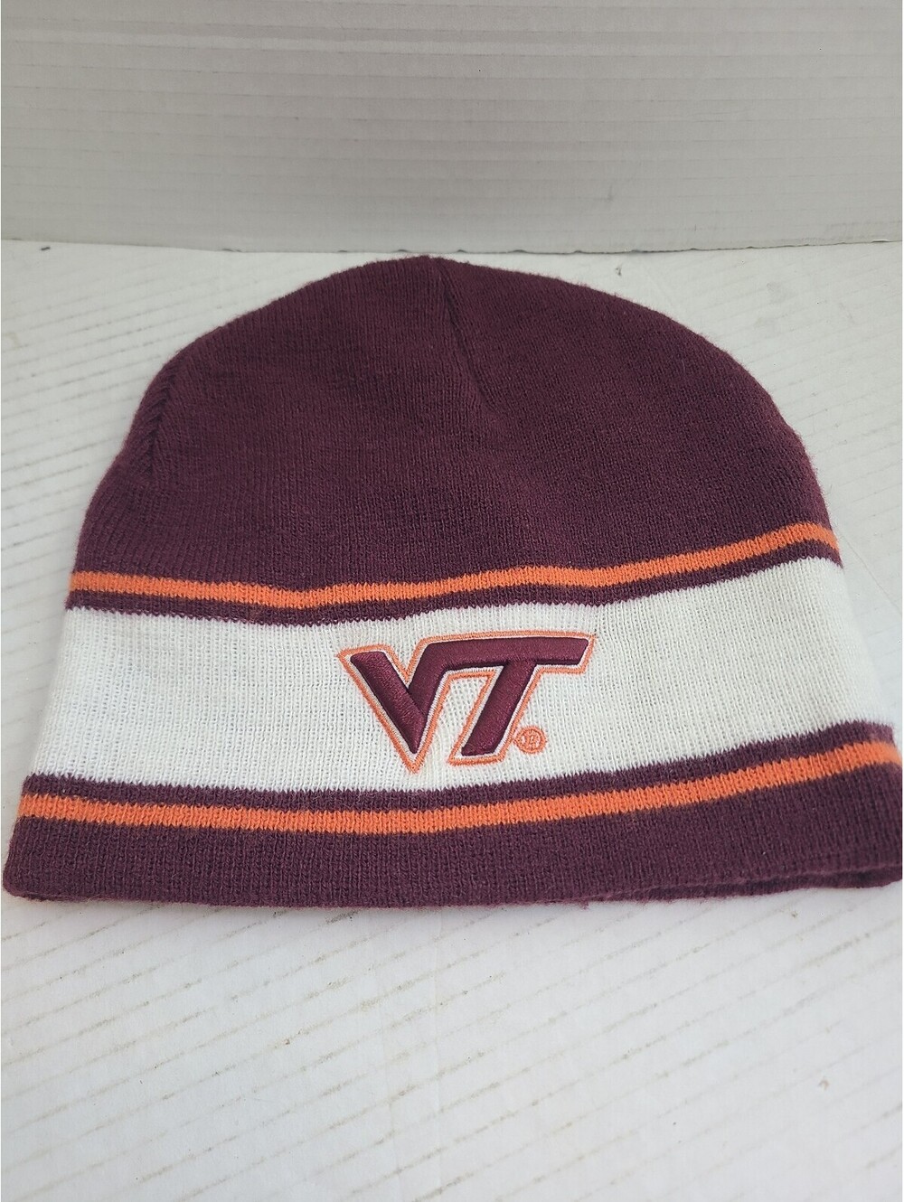 Virginia Tech VT Colloseum Athletics Beanie Hat Unisex Adults